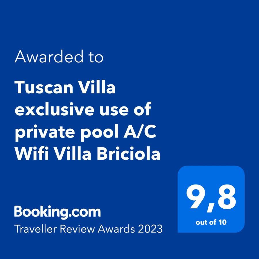 Tuscan Villa Exclusive Use Of Private Pool A/C Wifi Villa Briciola カパンノリ エクステリア 写真